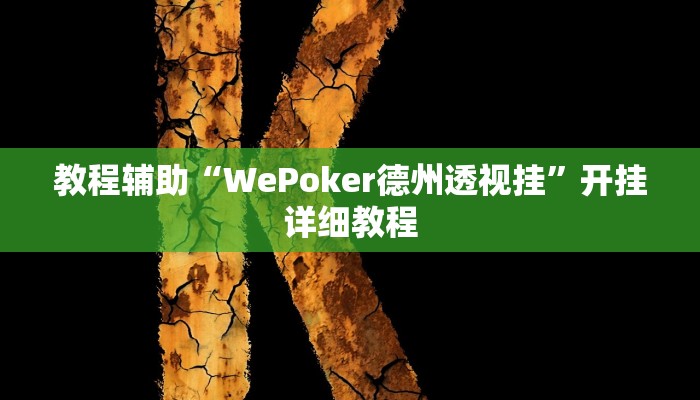 辅助神器“德州Winner到底有挂吗”开挂详细教程