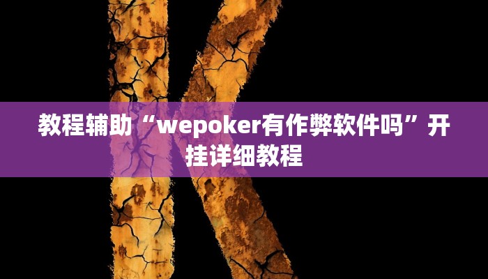 开挂辅助工具“wePoker透视挂作弊方法(透视 ),难怪经常输有猫腻 (透视)