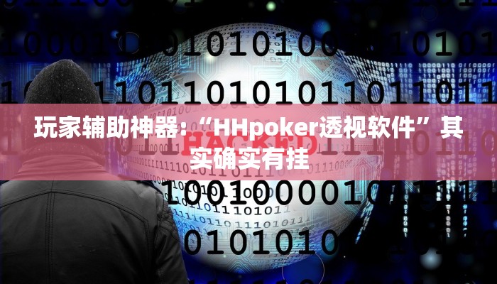 玩家辅助神器:“HHpoker透视软件”其实确实有挂