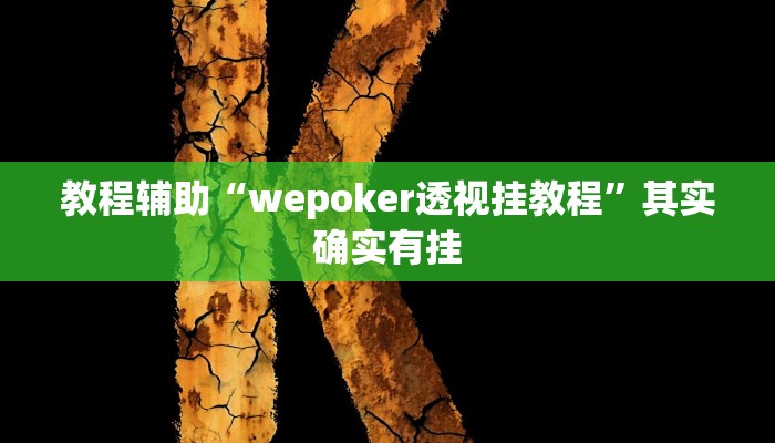 教程辅助“wepoker透视挂教程”其实确实有挂 教程辅助“wepoker透视挂教程”其实确实有挂