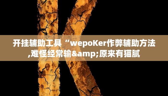 开挂辅助工具“wepoKer作弊辅助方法,难怪经常输&原来有猫腻 开挂辅助工具“wepoKer作弊辅助方法,难怪经常输&原来有猫腻