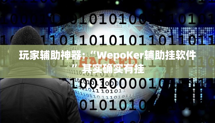 玩家辅助神器:“WepoKer辅助挂软件”其实确实有挂
