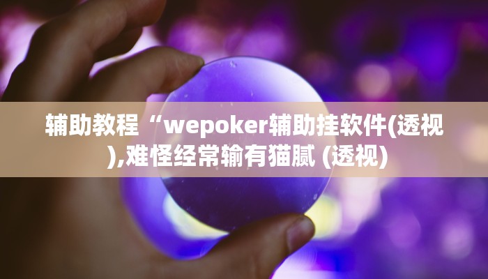 辅助神器“poker now辅助开挂教程步骤”开挂详细教程