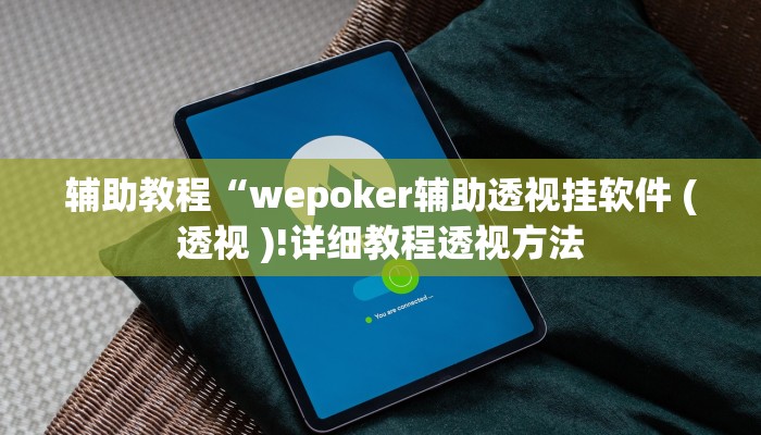 辅助教程“wepoker辅助透视挂软件 (透视 )!详细教程透视方法