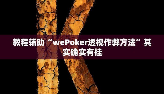 开挂辅助工具“pokernow透视挂方法(透视 ),难怪经常输有猫腻 (透视)