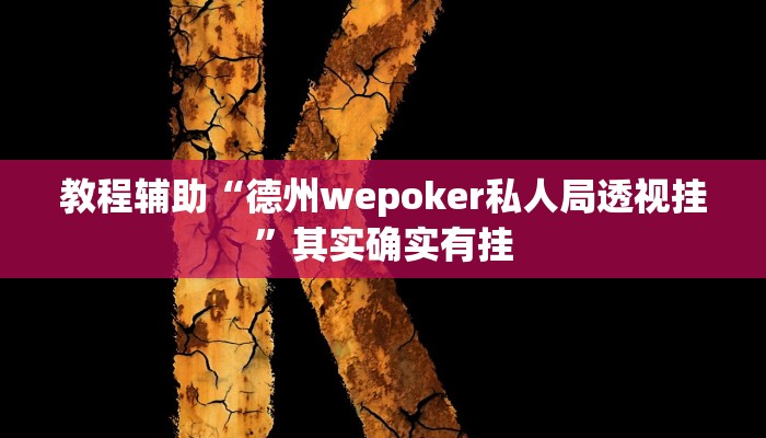 开挂辅助工具“wepoker透视挂操作方法(透视 )!详细教程透视方法