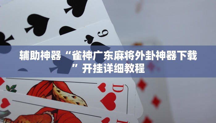 辅助神器“雀神广东麻将外卦神器下载”开挂详细教程