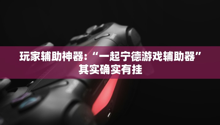 玩家辅助神器:“一起宁德游戏辅助器”其实确实有挂