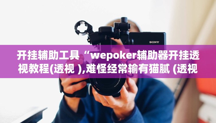 辅助教程“wepoker德州局透视挂专用,难怪经常输&原来有猫腻
