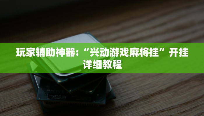 玩家辅助神器:“兴动游戏麻将挂”开挂详细教程
