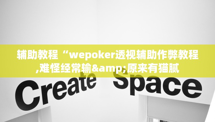 辅助教程“wepoker透视辅助作弊教程,难怪经常输&原来有猫腻
