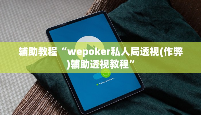 辅助教程“wepoker私人局透视(作弊)辅助透视教程”