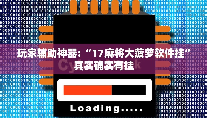 玩家辅助神器:“17麻将大菠萝软件挂”其实确实有挂