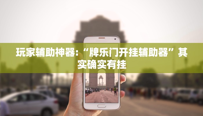 玩家辅助神器:“牌乐门开挂辅助器”其实确实有挂