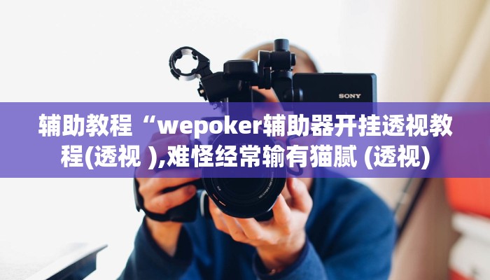 辅助教程“wepoker辅助器开挂透视教程(透视 ),难怪经常输有猫腻 (透视)
