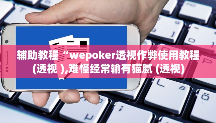 辅助教程“wepoker透视作弊使用教程(透视 ),难怪经常输有猫腻 (透视)