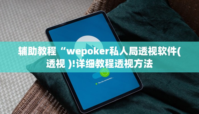 辅助教程“wepoker私人局透视软件(透视 )!详细教程透视方法