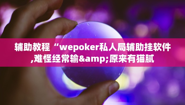 开挂辅助工具“wepoker辅助软件挂(透视 )!详细教程透视方法