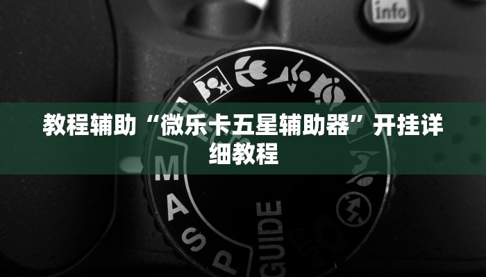 教程辅助“微乐卡五星辅助器”开挂详细教程