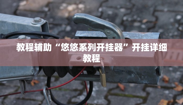 教程辅助“悠悠系列开挂器”开挂详细教程