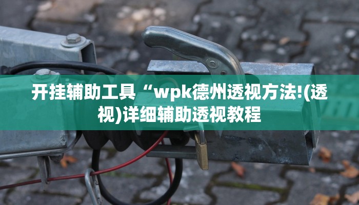 开挂辅助工具“wpk德州透视方法!(透视)详细辅助透视教程