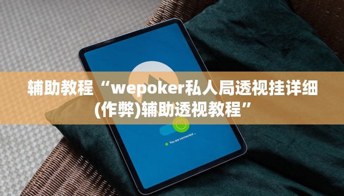 辅助教程“wepoker私人局透视挂详细(作弊)辅助透视教程”