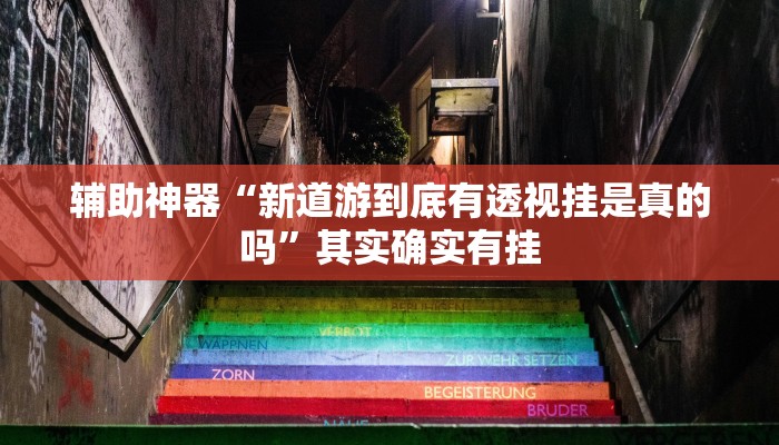 辅助神器“新道游到底有透视挂是真的吗”其实确实有挂