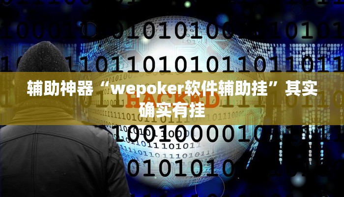 辅助神器“wepoker软件辅助挂”其实确实有挂