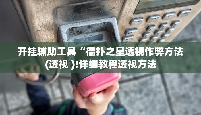 开挂辅助工具“德扑之星透视作弊方法(透视 )!详细教程透视方法