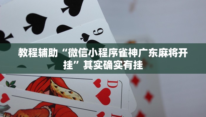 教程辅助“微信小程序雀神广东麻将开挂”其实确实有挂