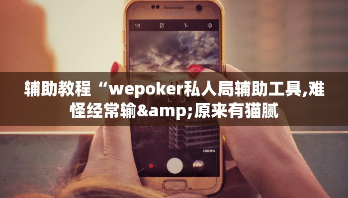 辅助教程“wepoker私人局辅助工具,难怪经常输&原来有猫腻