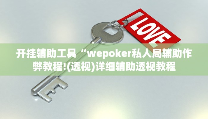 开挂辅助工具“wepoker私人局辅助作弊教程!(透视)详细辅助透视教程