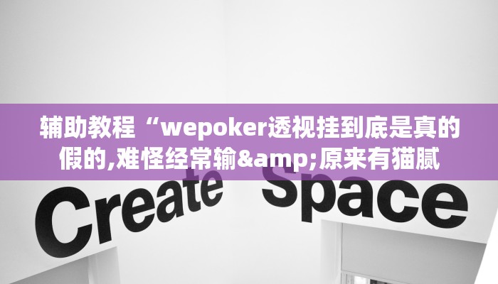 辅助教程“wepoker透视挂到底是真的假的,难怪经常输&原来有猫腻