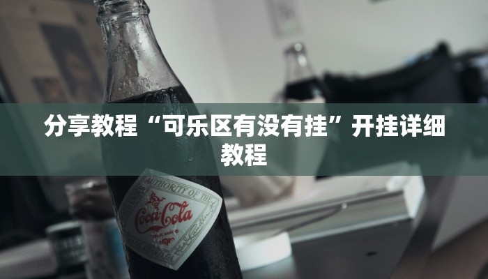 分享教程“可乐区有没有挂”开挂详细教程